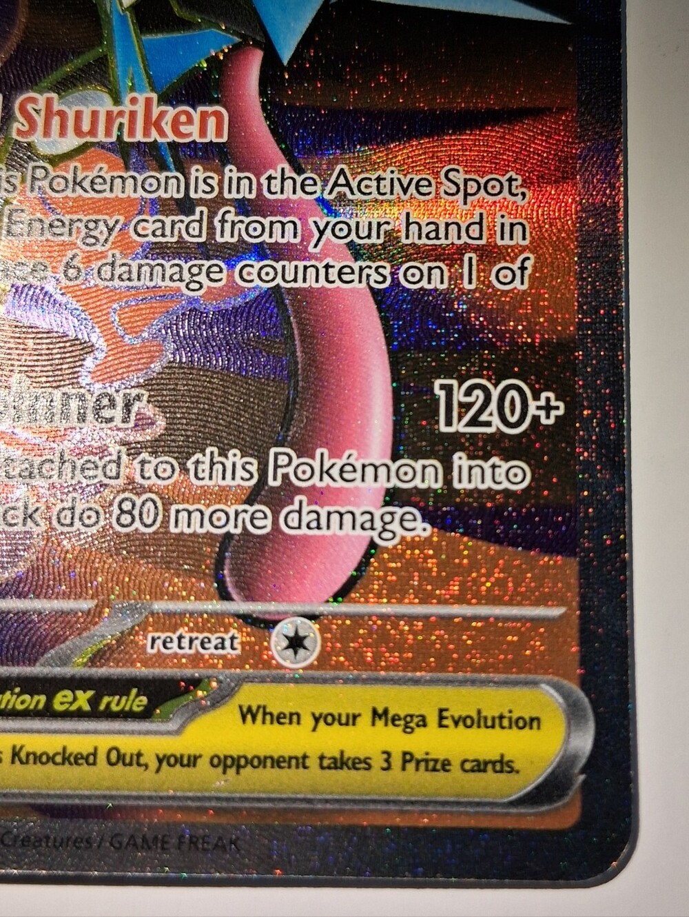 Pokemon Card Mega Greninja Ex 100/086 Chaos Rising Ultra Rare NM - Picture 3 of 11